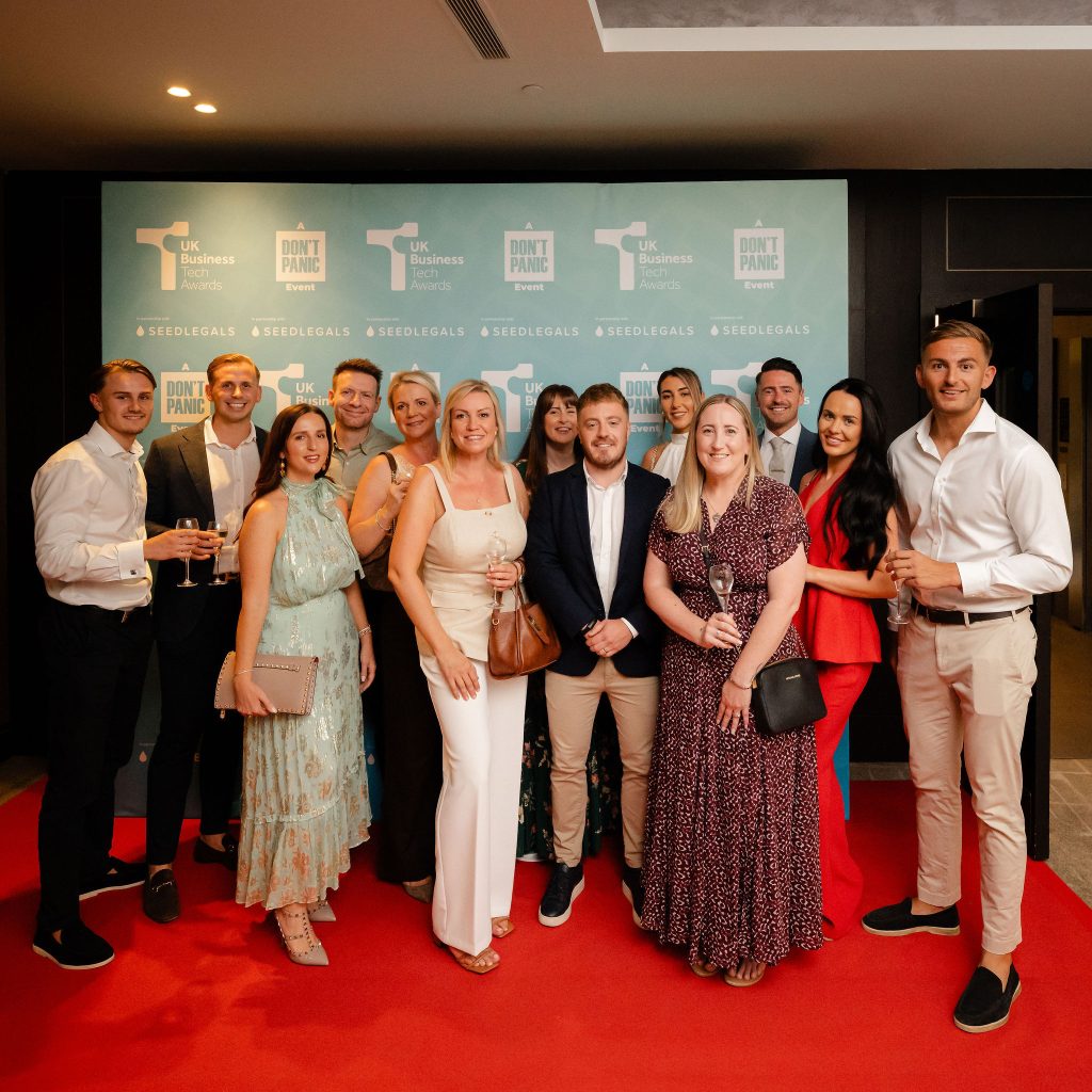 HBHR team at the UK Business Tech Awards 2026 ceremony in London