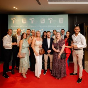 HBHR team at the UK Business Tech Awards 2026 ceremony in London